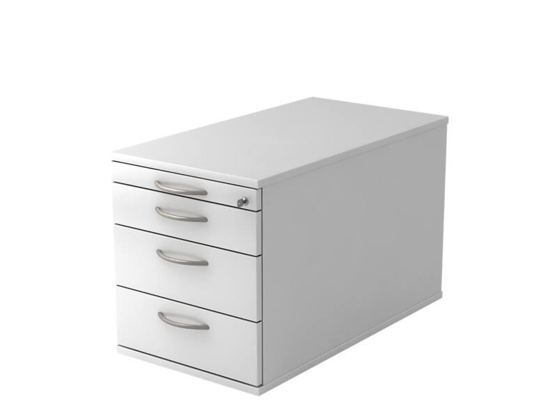 Hammerbacher Mobiel ladeblok TC30 BM Wit 4280 mm x 512 mm x 800 mm