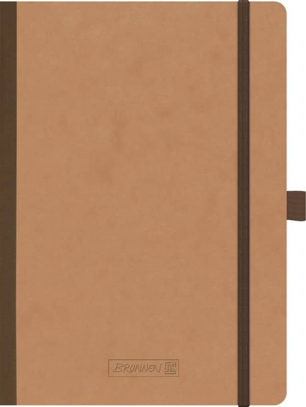 Cahier BRUNNEN A5 Ligné 90 g/m² Premium Collé Brun 96 pages