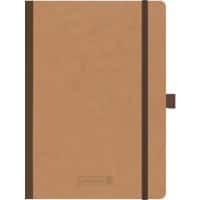 BRUNNEN Schrift A5 Gelinieerd 90 g/m² Premium Bruin 96 pagina's