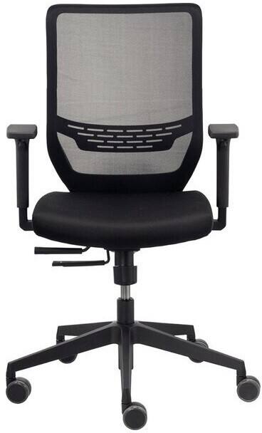 Siège de bureau To-Sync Work Trendoffice Mécanisme synchrone Accoudoirs réglables en hauteur Noir 125 kg Mesh Pro 9242 SY 1 480 x 1100 mm