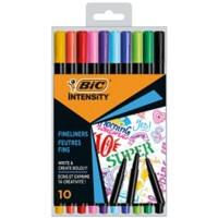 Stylo-feutre BIC Intensity Fine 0,4 mm Assortiment 10 unités