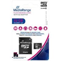 MediaRange microSDHC-kaart 32 GB Class 10