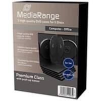 MediaRange DVD-hoes BOX35-5 Kunststof Zwart