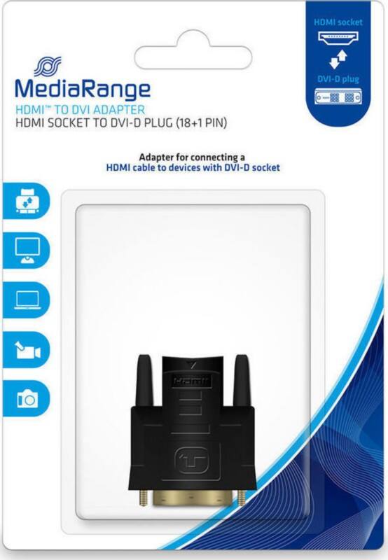 MediaRange Adapter MRCS170 Zwart
