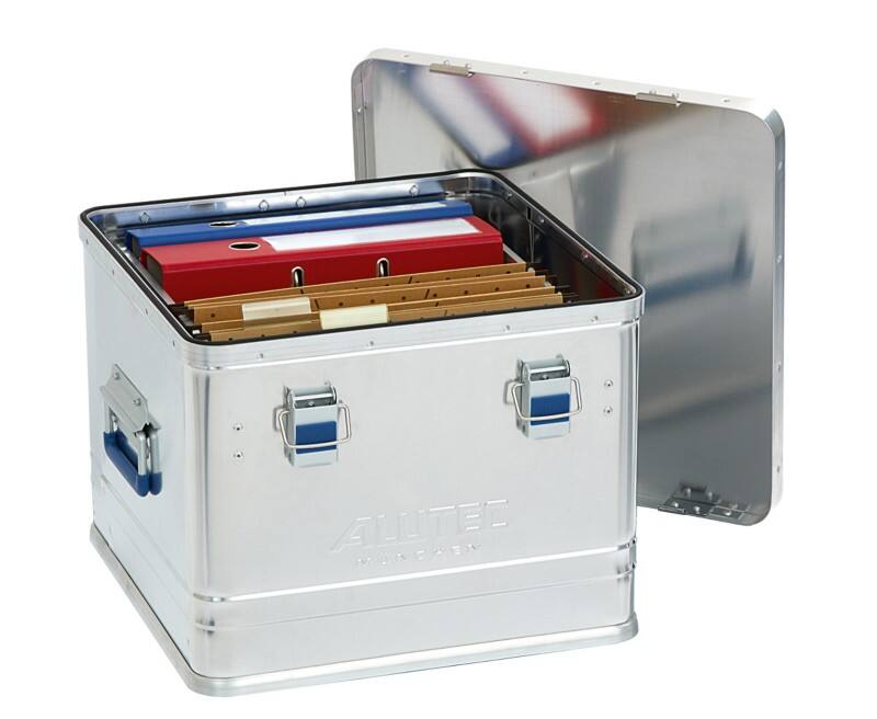Boîte de rangement ALUTEC OFFICE 50 L Gris 430 x 430 x 325 mm