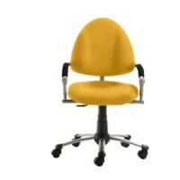 Chaise pivotante MAYER SITZMOEBEL 2436 Tissu Jaune