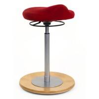 Tabouret MAYER SITZMOEBEL 1101 Tissu Rouge