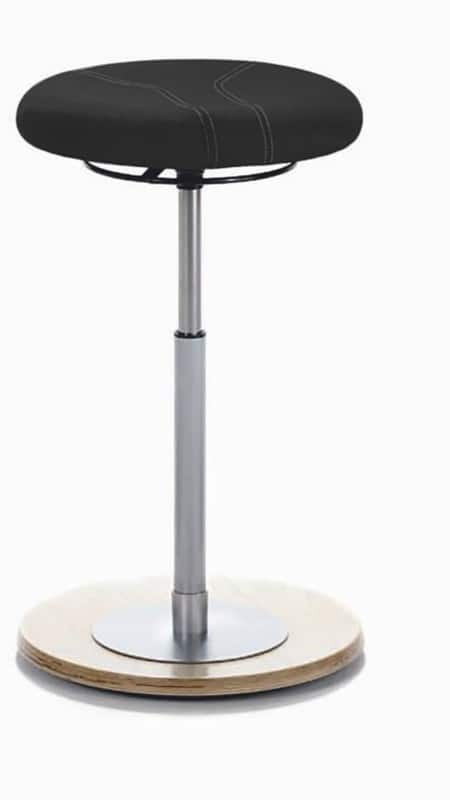 MAYER SITZMOEBEL Kruk 1110 Stof Zwart