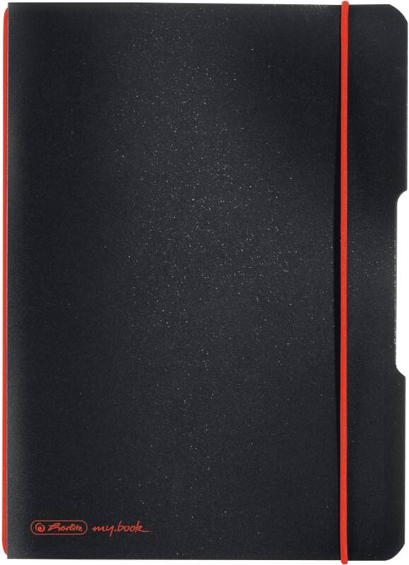 herlitz My.book Schrift A5 Geruit PP Zwart Niet geperforeerd 80 Pagina's