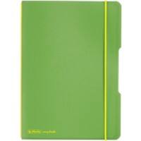 Carnet herlitz A5 Quadrillé PP (polypropylène) Vert clair Sans perforation 80 Pages