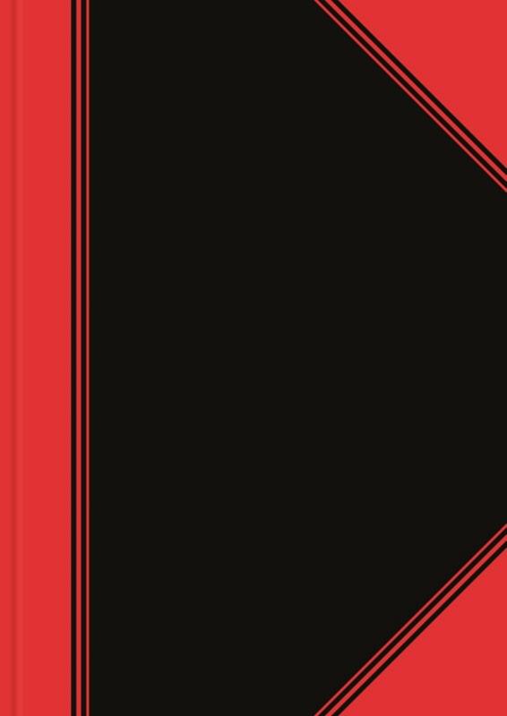 Cahier Bantex Livres & blocs A4 Quadrillé Reliure cousue Noir, Rouge 96 Feuilles