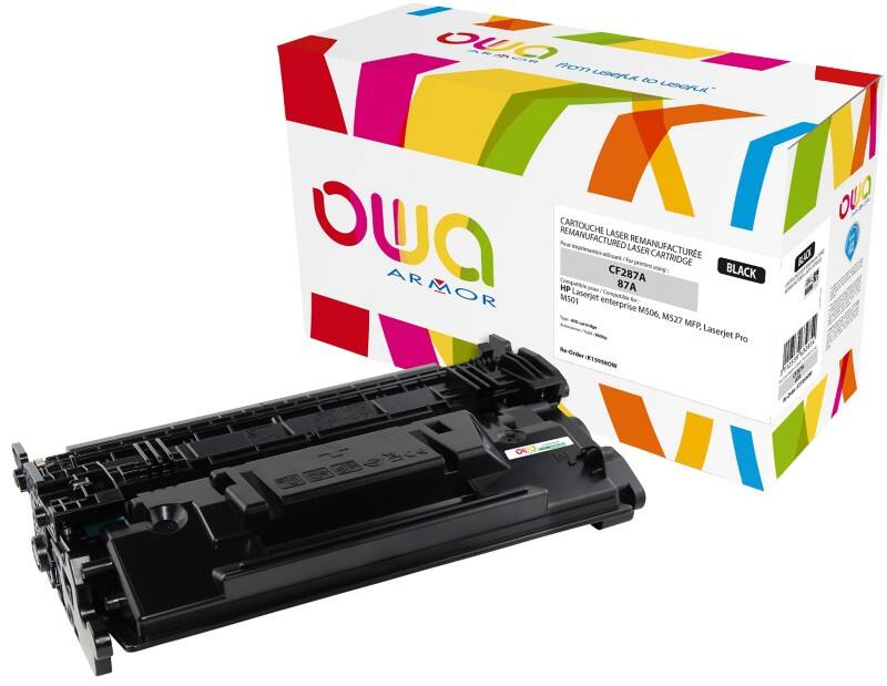 Toner OWA Compatible HP 87A CF287A Noir