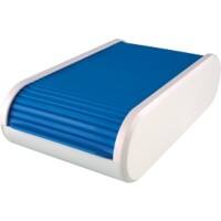 Support pour cartes de visite helit Blanc, bleu translucide 13,6 x 24,2 cm