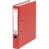 Viking Classeur A4 50 mm Rood 2 ringen Karton, PP (Polypropeen) Mat