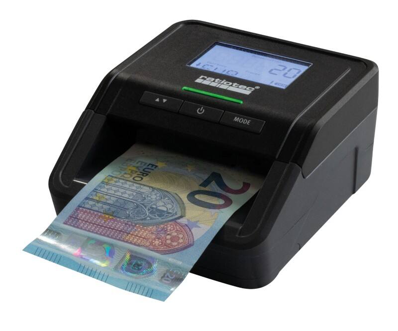 Détecteur de faux de billets ratiotec Smart Protect Plus Noir
