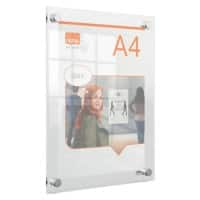 Cadre d'affichage Nobo Premium Plus A4 1915591 26,1 (l) x 2,4 (p) x 34,6 (h) cm