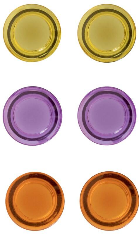 Aimants pour tableau blanc Nobo Rond Assortiment 30 mm 6 Unités