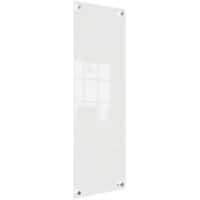 Nobo Small Whiteboard-paneel voor wandmontage 1915604 Drooguitwisbaar Glas Frameloos oppervlak 300 x 900 mm Wit