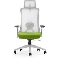 euroseats Bureaustoel Gaas Wit 520 x 1111 mm
