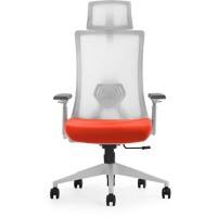 euroseats Bureaustoel Gaas Wit 520 x 1111 mm