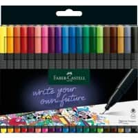 Stylo-feutre Faber-Castell Grip 151620 Assortiment Gris 20 unités