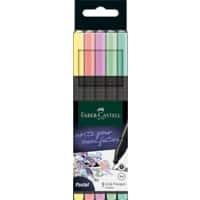 Faber-Castell Grip Fineliner 0,4 mm Kleurenassortiment 5 Stuks