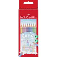 Faber-Castell Kleurpotloden Pastell 111211 Rood 10 Stuks