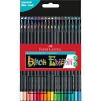 Crayons de couleur Faber-Castell Black Edition Assortiment 36 Unités