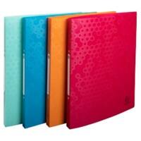 Classeur à anneaux Exacompta 2 anneaux 15 mm A4 Polypropylène recyclé Assortiment 4 unités