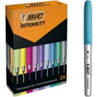 BIC Intensity Metallic Permanentmarker Kleurenassortiment 0,8 mm 24 Stuks