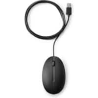 Souris HP 320M Avec fil sans Bluetooth Noir