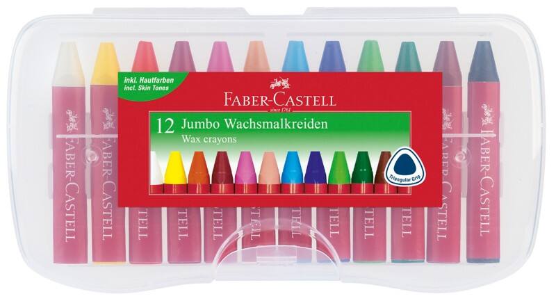 Crayons Faber-Castell Jumbo Assortiment 12 Unités