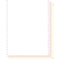 Exacompta Computerpapier 62523E 24 cm x 12" 70 g/m² Roze, wit, geel Pak van 1000