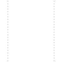 Papier listing Exacompta 62521E 24 cm x 12’’ 70g/m² Blanc 2000 Feuilles
