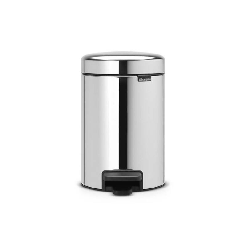 Brabantia NewIcon Pedaalemmer 3 l Grijs Staal BRA113147