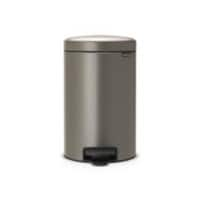 Brabantia NewIcon Pedaalemmer 12 l Platinum Staal BRA113628