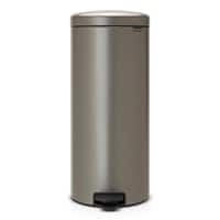 Poubelle à pédale Brabantia NewIcon 30 L Platine Acier BRA114441