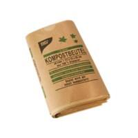 PAPSTAR Vuilniszakken 10 l Bruin PAPSTAR 10 Stuks