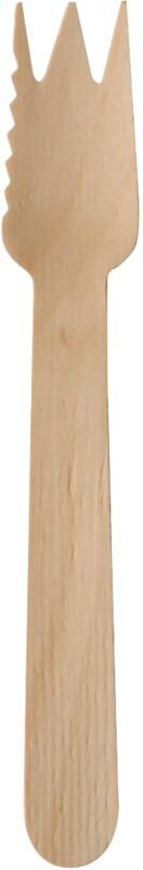 Papstar Vork 88336 Crème 100 Stuks