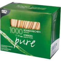 Papstar Roerstaafje 878848 Crème 1000 Stuks