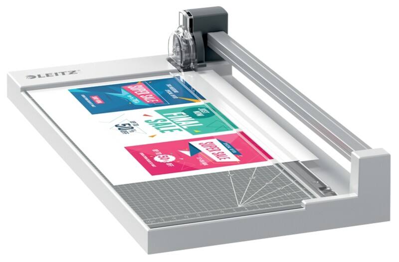 Leitz Precision Home Office Rolsnijmachine 9026 A4 305 mm Intrekbaar Roterend bypass-mes Rechte snede Grijs 10 vellen