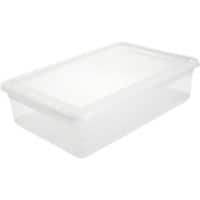 Boîte de rangement keeeper 10575 PP (Polypropylène) Transparent 26,5 x 39 x 10 cm 8 L