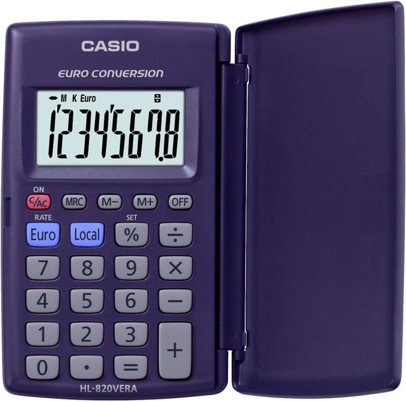 Casio Zakrekenmachine HL-820VERA Blauw