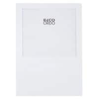Farde Elco Avec fenêtre Format spécial Papier 16 x 18 cm Blanc 100 unités