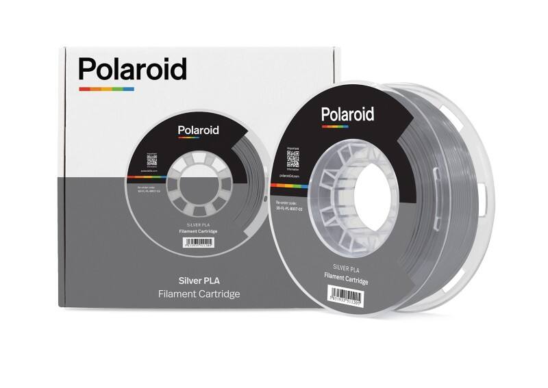 Filaments 3D Polaroid PL-8007 PLA Plastique 200 mm Argenté