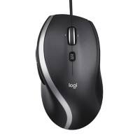 Souris Logitech M500s Avec fil Argenté, noir