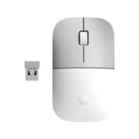 Souris HP Sans fil Sans Bluetooth Argenté, blanc