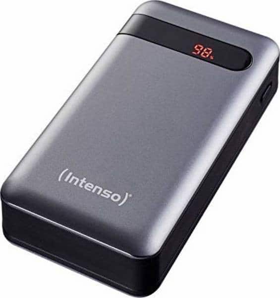 Intenso Powerbank 20000 mAh Lithium Ion (Li-Ion) Polymeer Grijs