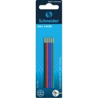 Schneider Balpenvulling 77290 Zwart, rood, blauw, groen Pak van 5 stuks