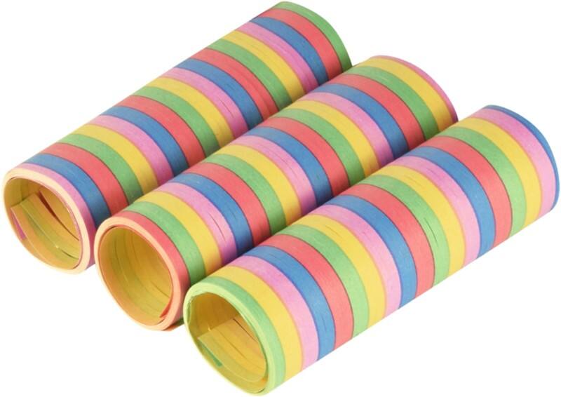 Papstar Serpentine Kleurenassortiment 18621 3 Stuks